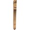 Ekena Millwork Merced Arts & Crafts Rough Sawn Bracket, Western Red Cedar, 4"W x 34"D x 46"H BKT04X34X46MRC03RWR - alternate 4